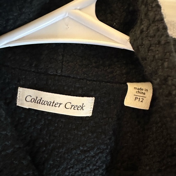 Coldwater Creek Pebbled Boucle Shaped Purple Short Sleeve Career Jacket P12 NEW - Picture 3 of 9